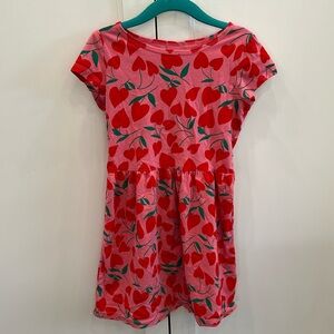 Carter’s Pink Red Dress Hearts Cotton light weight 6T